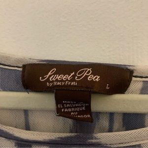 Anthropologie - "sweet pea" label